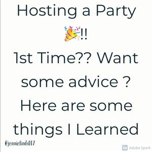 1st Time Hosting a Party?